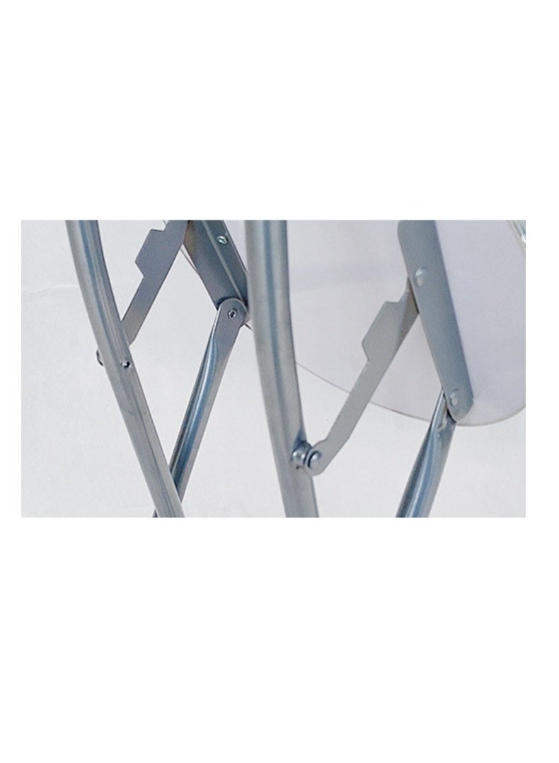 Fixer Heavy-Duty Metal Folding Chair with Wood Finish - Image 3
